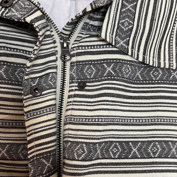 Anthropologie Capulet Anorak Beige Gray Hooded Zip Lined Jacket Size Medium - Picture 7 of 9